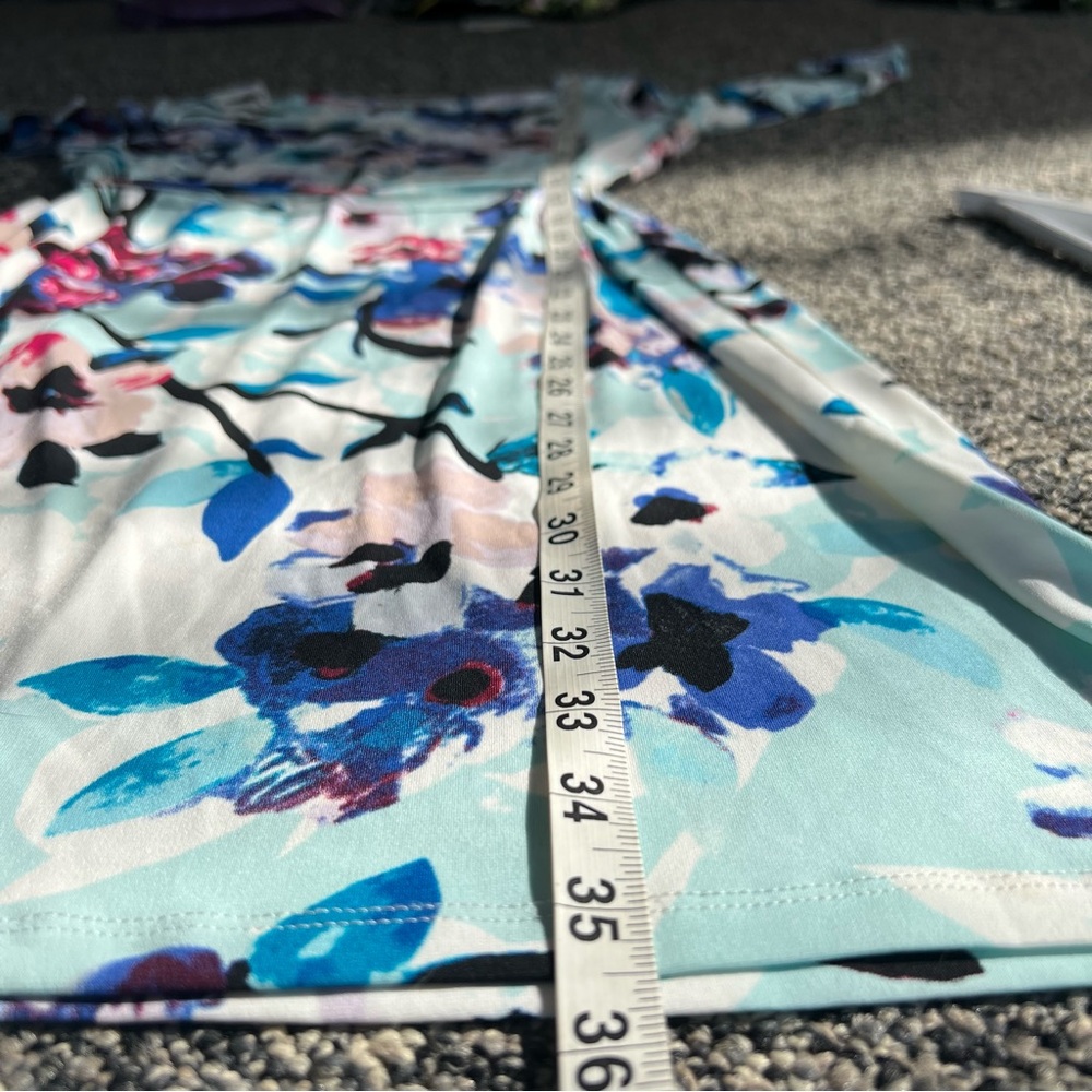 Ivanka Trump Blue and Purple Floral Dress - Picture 7 of 7